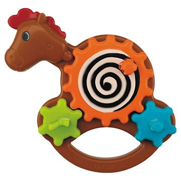 K's Kids 奇智奇思 齒輪小馬 輕巧方便攜帶 強化寶寶手指靈活度 ABS塑料 尺寸16x14cm  1個