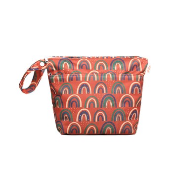 Rainbo&Iris - 乾濕分離雙層拉鍊防水收納袋-GF138 (20*28*7cm)