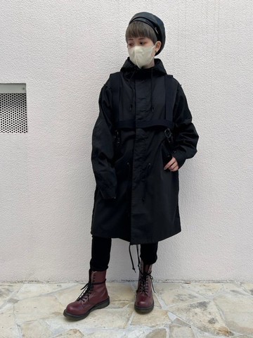 束縛風改良大衣/黑色/M號/中性/hellcatpunks/hcp-ou-0029