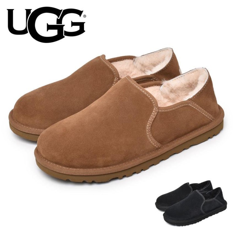 アグ スリッポン メンズ ケントン UGG 3010 黒 ブラウン 茶 シューズ ...