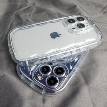 加厚透明氣囊適用蘋果15promax手機殼新款iPhone14pro硅膠防摔13全包14高級感plus小眾12簡約女por軟11套ip16