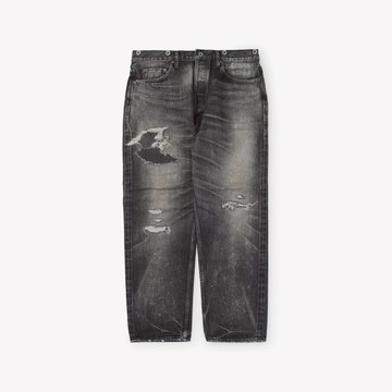 MADNESS HARD AGING DENIM PANTS. RELAXED 余文樂同款