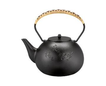 [北站大古鑄鐵]四君子-鑄鐵壺 梅 1.7L