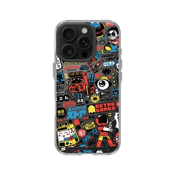 iPhone 16 Pro Clear 透明 - Paiheme Studio - Retro Games Color