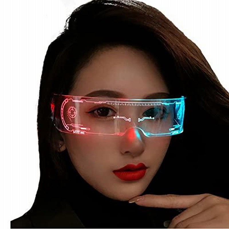 メイルオーダー めがね ゴーグル LED サイバー メガネ コスプレ イベント コミケ クラブ めがね ゴーグル LED サイバー メガネ コスプレ イベント コミケ クラブ