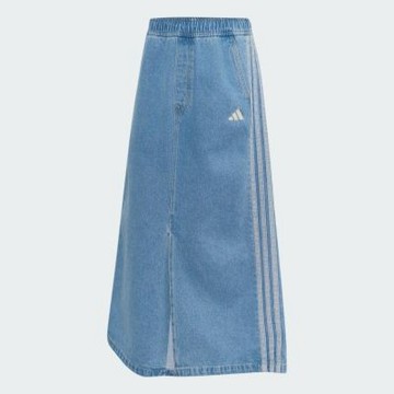 Adidas 愛迪達 St Dnm Wsh Sk KV0622 女 丹寧長裙 水洗 舒適 穿搭 藍
