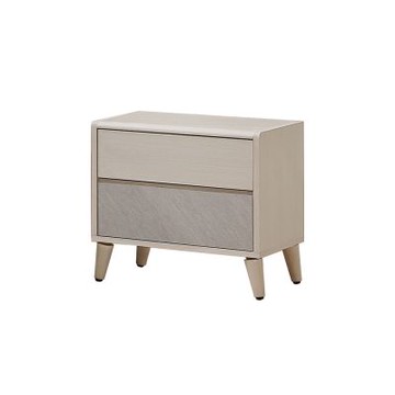 唯熙傢俱-斯月橡木白床頭櫃