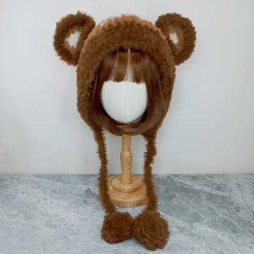 甜巧小熊帽 護耳帽 耳朵可拆