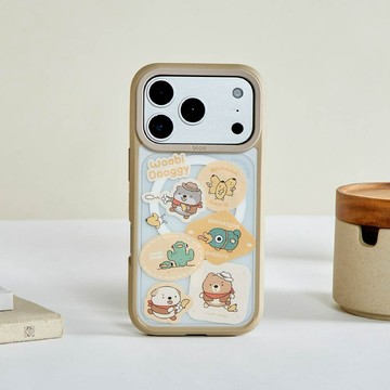 【TOYSELECT】嗚比的朋友西部焦點貼紙極光霧透MagSafe iPhone手機殼