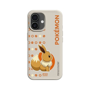 iPhone 16 SolidX 貝殼灰 - 寶可夢 Pokemon - 印花系列-伊布