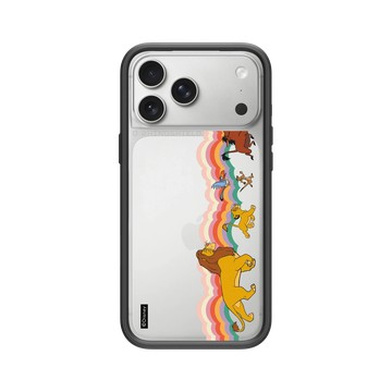 iPhone 17 Pro Max Mod NX -邊框背蓋組合 (相機按鈕) 黑 - Disney - Lion King 迪士尼-獅子王 - 獅子王 Le Roi lion - Hakuna Matata