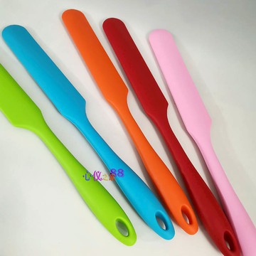 德國6寸鋼芯一體長硅膠刮刀矽膠大力攪拌棍烘焙不沾抹刀Spatula