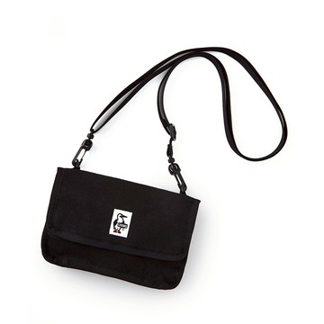 CHUMS Mini Pouch Sweat隨身肩背包 黑色