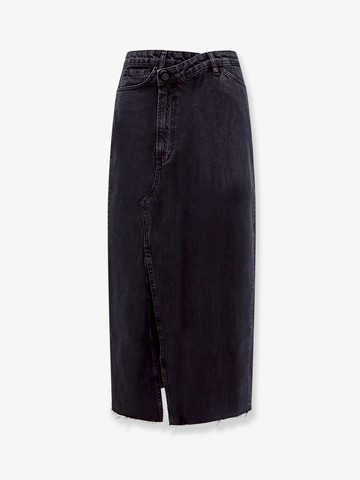 Cotton skirt with hemless bottom - 3X1 - gender_Woman