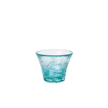 日本 ADERIA 津輕 手作夏樁小酒杯 60ml 石塚硝子 燒酒杯 琉璃酒杯 企業採購