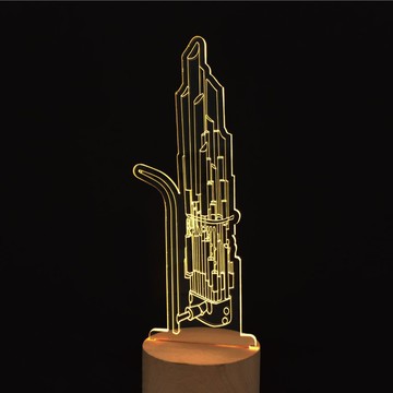 WD 原木夜燈 - 笙     國樂 / 音樂 / 夜燈 / MUSIC