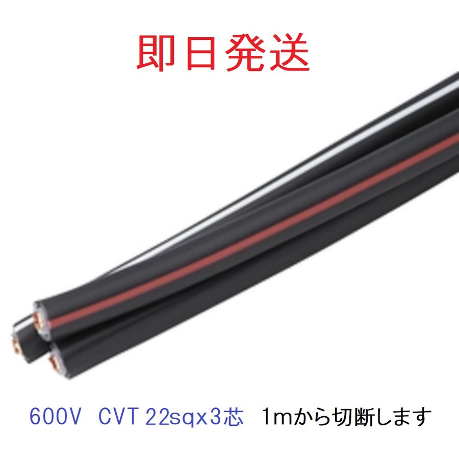 600Ｖ CVT２２SQx3C ケーブル（電線） 切断します cvt22 フジクラ 住電日立 通販 LINEポイント最大0.5%GET |  LINEショッピング