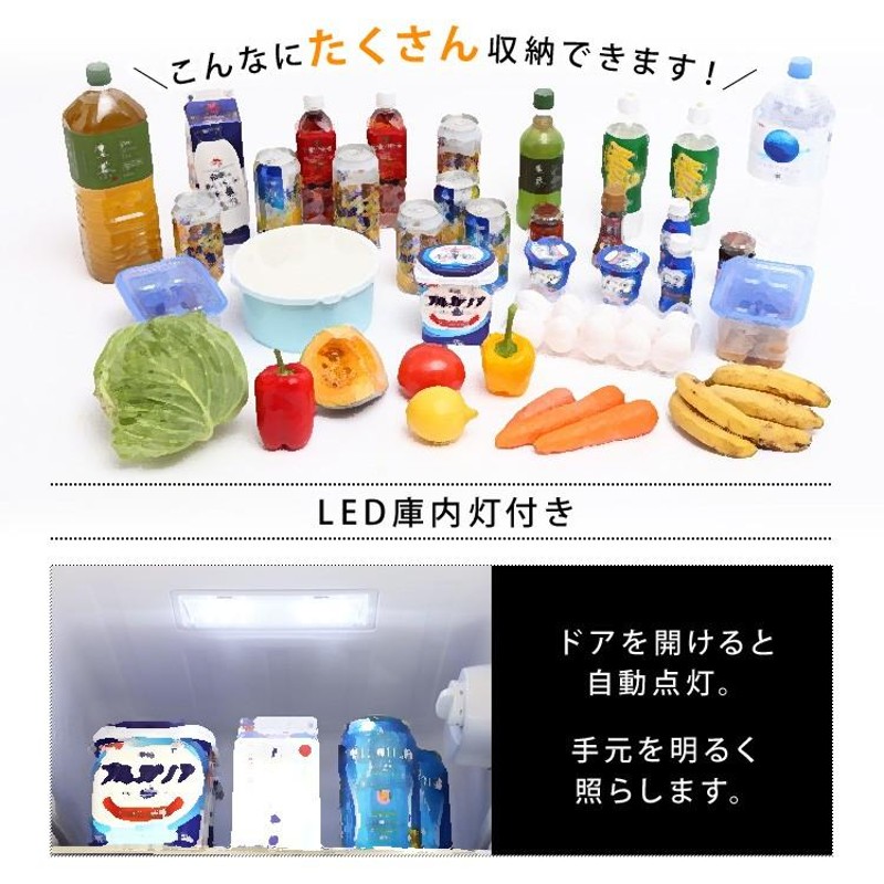 冷蔵庫 一人暮らし 二人暮らし 133L 2ドア 冷蔵冷凍庫 Grand-Line レトロ冷凍/冷蔵庫 ARE-133LG・LW・LB  (代引不可)(D) 時間指定不可 | LINEブランドカタログ