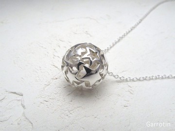 星之球墜飾【白】