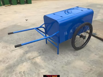 {可打統編 保固一年}環衛工人垃圾車兩輪手推式帶蓋垃圾運輸車環衛清運保潔車