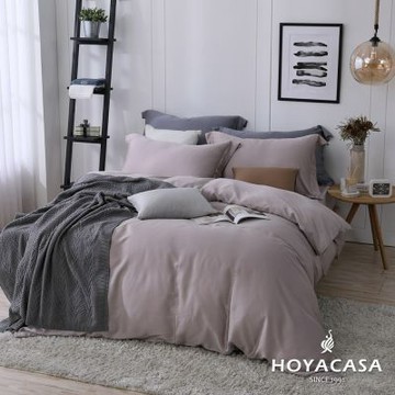 【HOYACASA 】特大60支天絲被套床包四件組-曠野銅