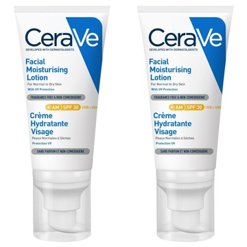 CeraVe 適樂膚 溫和清爽保濕防曬乳 SPF30  2個  52ml