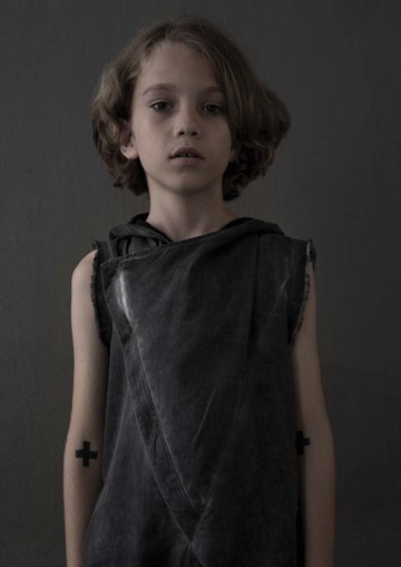 2016春夏 NUNUNU 煙燻灰綠連帽連身衣