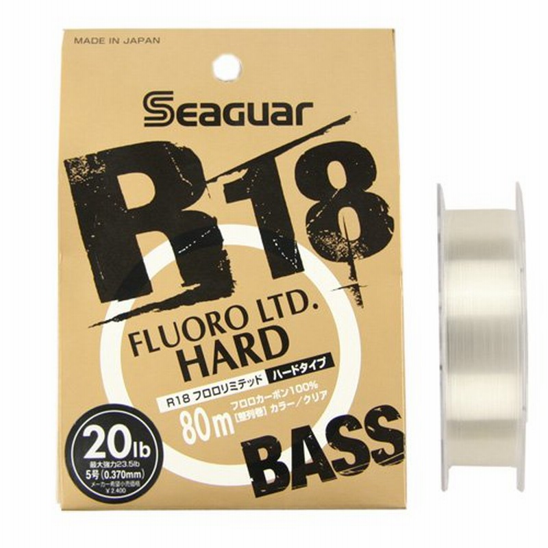 クレハ合繊 シーガー R18 フロロリミテッドハード BASS 80m 20lb クリア 通販 LINEポイント最大0.5%GET | LINEショッピング クレハ合繊 シーガー R18 フロロリミテッドハード BASS 80m 20lb クリア 通販 LINEポイント最大0.5%GET | LINEショッピング