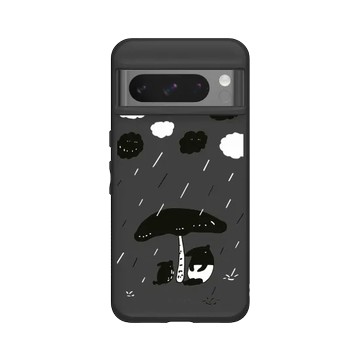 Pixel 8 Pro SolidSuit 黑 - Laimo 馬來貘 - 下雨了(透明款)