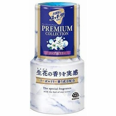 アース製薬　お部屋のスッキーリ！ Sukki-ri！ プレミアムコレクション ソープ＆リリーの香り(400ml)