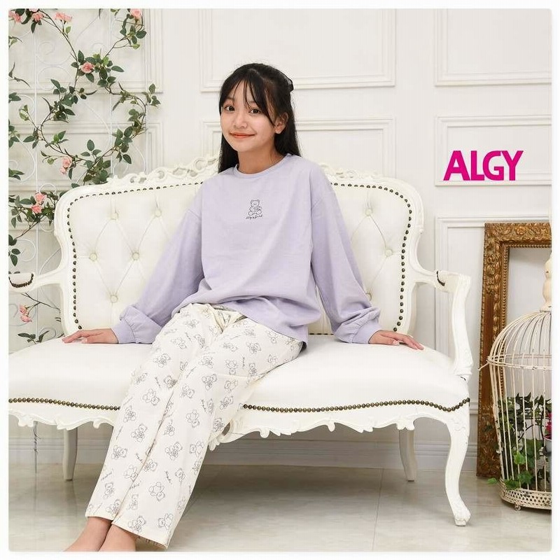 パジャマ くま クマ ジュニア ALGY アルジー ルームウェア 長袖 部屋着 くま柄 ギフト プレゼント パーティー 通販 LINEポイント最大0.5%GET LINEショッピング パジャマ ルームウエア ピンク くま 半袖 総柄 襟付き