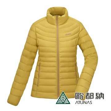【ATUNAS 歐都納 女款 KEEP WARM輕量羽絨外套《金黃棕》】A1GA2235W/保暖機能外套