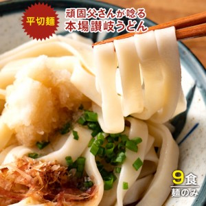 送料無料 讃岐生うどん9食セット (麺300g(3食)×3袋) 麺のみ [ﾒｰﾙ便] ポイント消化 お試し