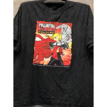 鋼之煉金術師動漫二次元周邊oldschool學院風短袖男女高街潮流T恤