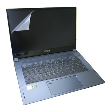 EZstick MSI WS66 10TL 10TM 10TK 適用 靜電式筆電LCD液晶螢幕貼 15.6吋寬 螢幕貼