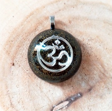 【宇能】寵物奧根吊飾,OM,俄羅斯次石墨,黑碧璽,電磁波負能轉換