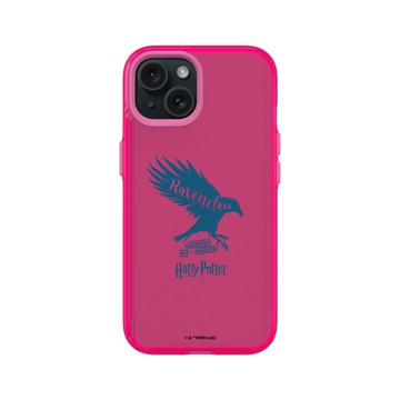 iPhone 15 Clear 粉漾桃 - 哈利波特 Harry Potter - 雷文克勞標誌