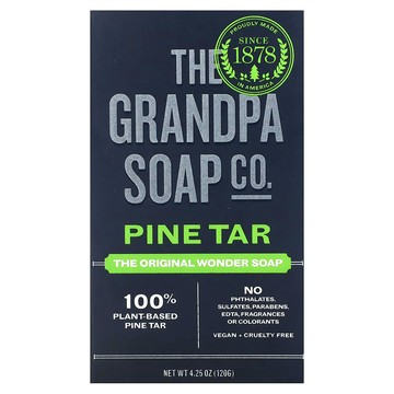 GRANDPA SOAP 神奇爺爺 松焦油護膚皂  120g  1個