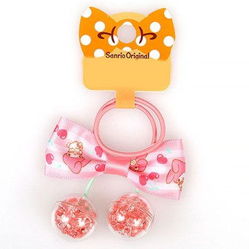【震撼精品百貨】My Melody 美樂蒂~美樂蒂緞帶蝴蝶結櫻桃搖搖髮束