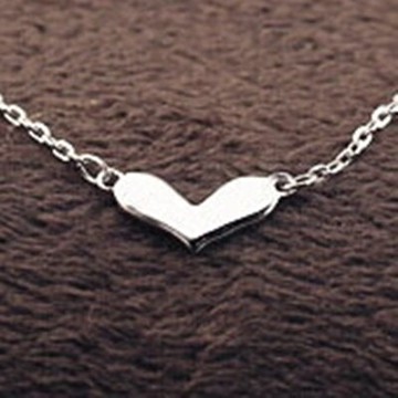 現貨+預購 925純銀項鍊 吊墜-愛心造型可愛迷人流行母親節生日情人節禮物女配件73y56【獨家進口】【米蘭精品】