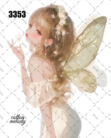 原廠貼紙 no.3353 人物貼紙 原創貼紙 原創人物貼紙 裝飾貼紙 棉旋律