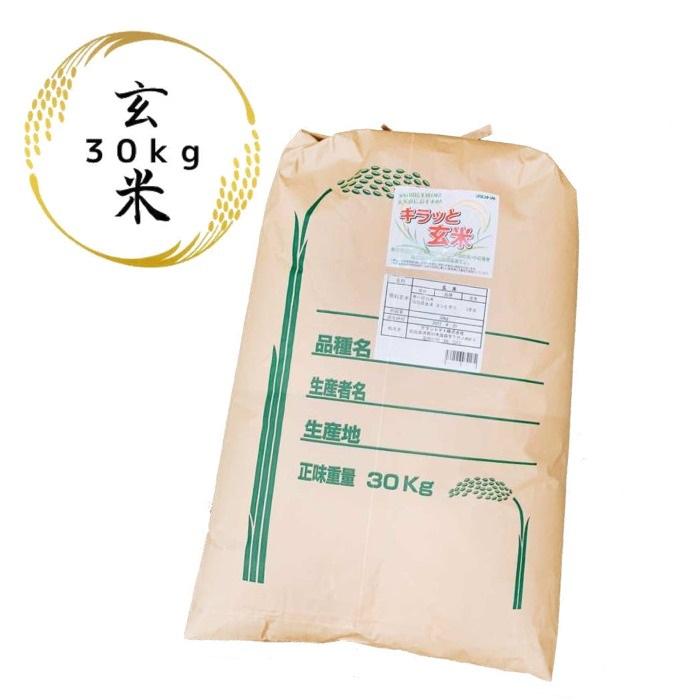 新米 玄米 30kg 令和5年産 茨城県産コシヒカリ 30kg(30kg×1袋) 送料