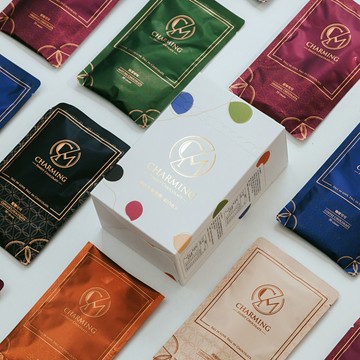 【Charming 喬名巧克力】可可沖泡飲 綜合6入嚐鮮盒｜減糖｜原味/堅果/咖啡/抹茶/薑糖/肉桂各1入｜熱飲冷飲皆可