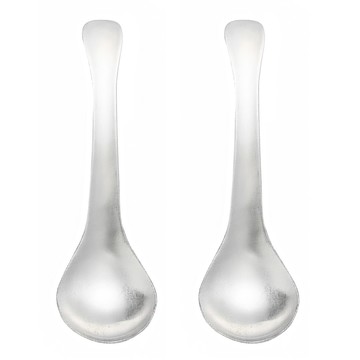 潔豹 大和304拉麵小匙  銀色  2支