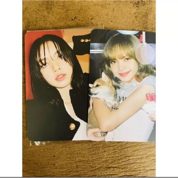 韓居🇰🇷k4特典 BLACKPINK LISA - 0327 PHOTOBOOK VOL.3 特典卡 特典 特典小卡