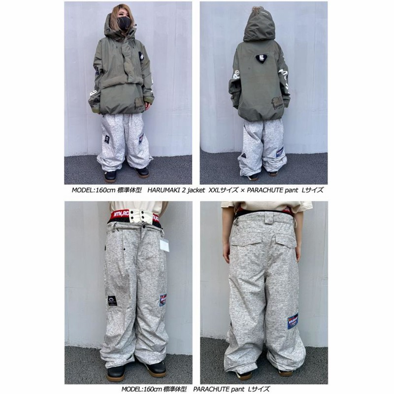 24-25 MOUNTAIN ROCK STAR/マウンテンロックスター PARACHUTE pant メンズ レディース 防水パンツ MRS  スノーボードウェア スノーウェアー 2025 | LINEブランドカタログ