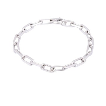 Cartier 卡地亞 Santos de Cartier 手鍊 18K白金 B6021400 【二手名牌BRAND OFF】