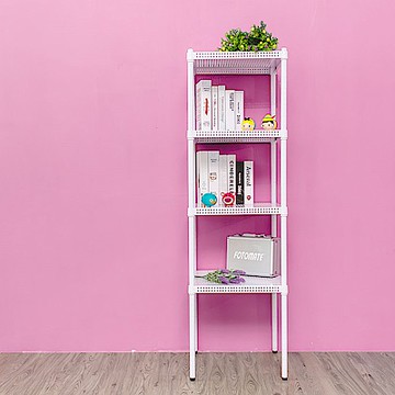 dayneeds 沖孔 45x45x150cm四層收納架(烤漆白) 層架/置物架/儲藏架