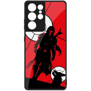 嘿啰曼達洛人手機殼適用于三星S21Ultra套Note20鏡頭全包S20Plus