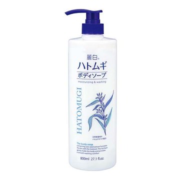 Beautiful white Job\'s tears body soap 800mL (bottle)